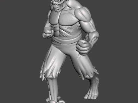 ALTERED BEAST GRAVE MASTER MINIATURE MODEL FANTASY OR SCIFI GAMES RPG DND 3D Print Model