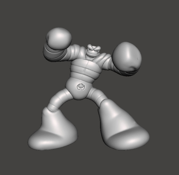 BOXING BOT GIANT ROBOT MECH MINIATURE GAMES SCIFI RPG DND Modelo de impresión 3D .c4d .max .obj .3ds .fbx .stl .blend