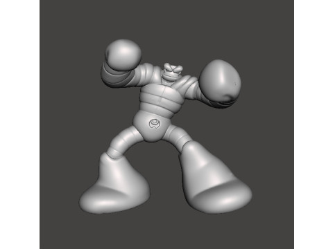 BOXING BOT GIANT ROBOT MECH MINIATURE GAMES SCIFI RPG DND 3D Принт Модель
