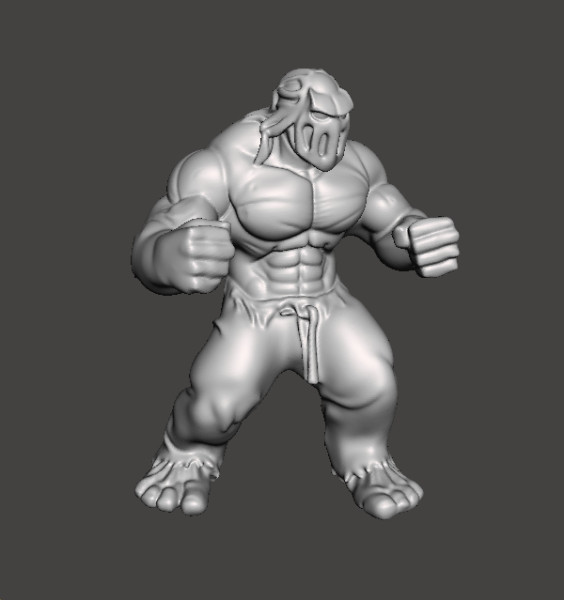 RICK TAYLOR MUTANT MODEL FIGURE FOR HORROR AND FANTASY GAMES RPG DND 3D 打印模型 .c4d .max .obj .3ds .fbx .stl .blend