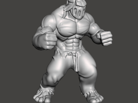 RICK TAYLOR MUTANT MODEL FIGURE FOR HORROR AND FANTASY GAMES RPG DND 3D Baskı Modeli
