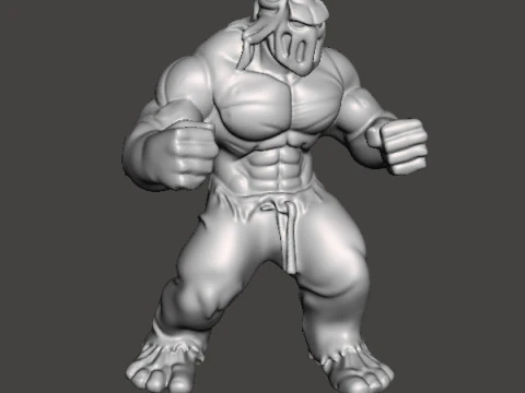 RICK TAYLOR MUTANT MODEL FIGURE FOR HORROR AND FANTASY GAMES RPG DND 3D Print Model