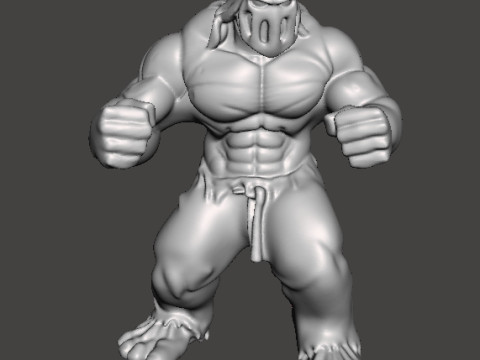 RICK TAYLOR MUTANT MODEL FIGURE FOR HORROR AND FANTASY GAMES RPG DND 3D 打印模型