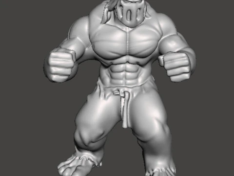 RICK TAYLOR MUTANT MODEL FIGURE FOR HORROR AND FANTASY GAMES RPG DND 3D Print Model
