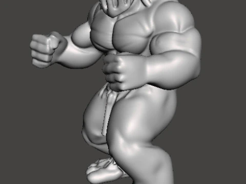 RICK TAYLOR MUTANT MODEL FIGURE FOR HORROR AND FANTASY GAMES RPG DND 3D Print Model