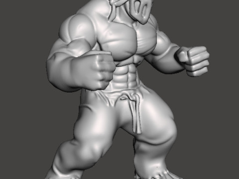 RICK TAYLOR MUTANT MODEL FIGURE FOR HORROR AND FANTASY GAMES RPG DND 3D 打印模型