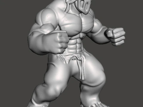 RICK TAYLOR MUTANT MODEL FIGURE FOR HORROR AND FANTASY GAMES RPG DND 3D Print Model