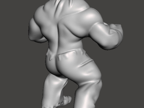 RICK TAYLOR MUTANT MODEL FIGURE FOR HORROR AND FANTASY GAMES RPG DND 3D 打印模型