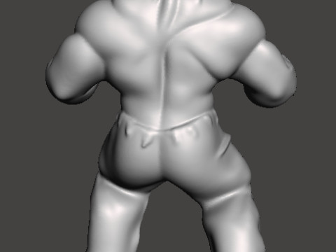RICK TAYLOR MUTANT MODEL FIGURE FOR HORROR AND FANTASY GAMES RPG DND 3D 打印模型