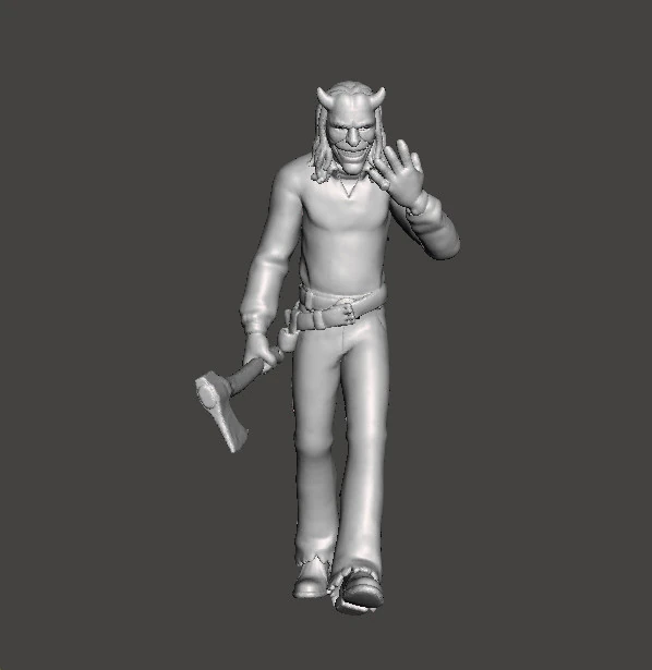 BLACK PHONE THE GRABBER MINIATURE MODEL FOR HORROR OR FANTASY GAMES RPG DND 3D Print Model .c4d .max .obj .3ds .fbx .stl .blend 