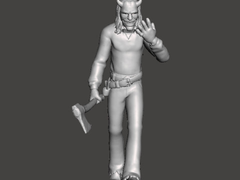 BLACK PHONE THE GRABBER MINIATURE MODEL FOR HORROR OR FANTASY GAMES RPG DND 3D Baskı Modeli
