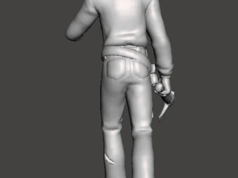 BLACK PHONE THE GRABBER MINIATURE MODEL FOR HORROR OR FANTASY GAMES RPG DND 3D Print Model