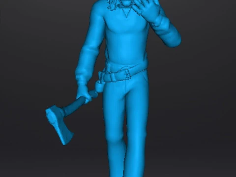 BLACK PHONE THE GRABBER MINIATURE MODEL FOR HORROR OR FANTASY GAMES RPG DND 3D Print Model