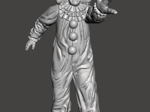 PENNYWISE IT 1990 MINIATURE MODEL FOR HORROR OR FANTASY GAMES RPG DND 3D 프린트 모델