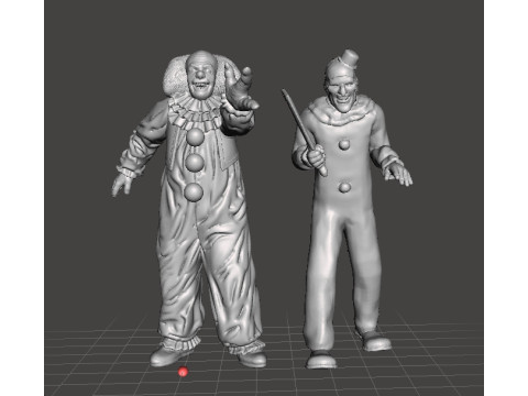 PENNYWISE IT 1990 MINIATURE MODEL FOR HORROR OR FANTASY GAMES RPG DND 3D 프린트 모델
