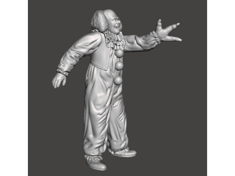 PENNYWISE IT 1990 MINIATURE MODEL FOR HORROR OR FANTASY GAMES RPG DND 3D 프린트 모델