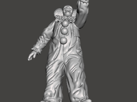 PENNYWISE IT 1990 MINIATURE MODEL FOR HORROR OR FANTASY GAMES RPG DND 3D 프린트 모델
