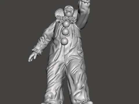 МИНИАТЮРНАЯ МОДЕЛЬ PENNYWISE IT 1990 ГОДА ДЛЯ РПГ УЖАСОВ ИЛИ ФЭНТЕЗИ DND 3D Принт Модель