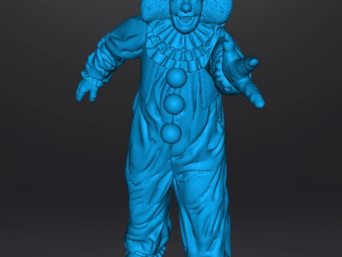 МИНИАТЮРНАЯ МОДЕЛЬ PENNYWISE IT 1990 ГОДА ДЛЯ РПГ УЖАСОВ ИЛИ ФЭНТЕЗИ DND 3D Принт Модель