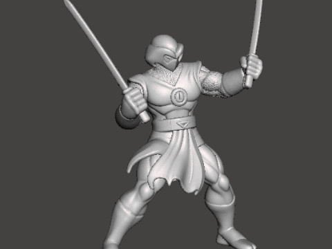 SHADOW DRAGON NINJA MINIATURE MODEL FANTASY GAMES RPG DND Modello di stampa 3D