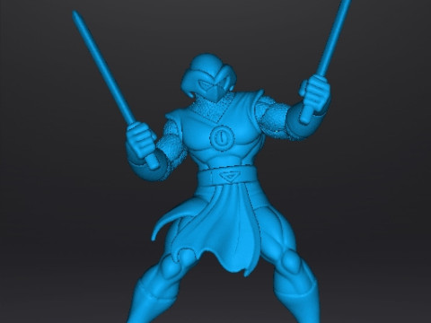 SHADOW DRAGON NINJA MINIATURE MODEL FANTASY GAMES RPG DND Modello di stampa 3D