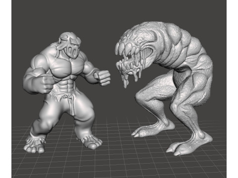 GIANT BOREWORM MODEL FIGURE FOR HORROR AND FANTASY GAMES RPG DND 3D Принт Модель