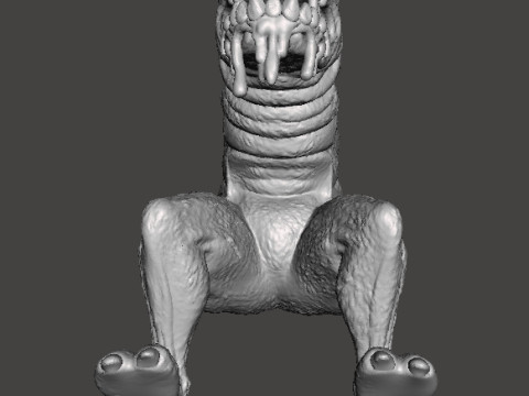 GIANT BOREWORM MODEL FIGURE FOR HORROR AND FANTASY GAMES RPG DND 3D Принт Модель