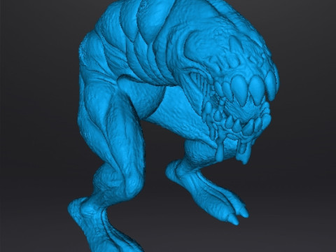 GIANT BOREWORM MODEL FIGURE FOR HORROR AND FANTASY GAMES RPG DND 3D Принт Модель