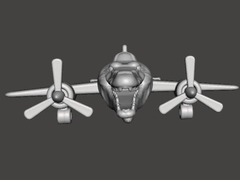 BRAINROT BOMBARDIRO CROCODRILO SCULTURA FIGURA MODELLO STATUA GIOCATTOLO Modello di stampa 3D