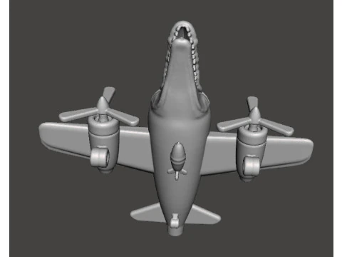 BRAINROT BOMBARDIRO CROCODRILO SCULTURA FIGURA MODELLO STATUA GIOCATTOLO Modello di stampa 3D