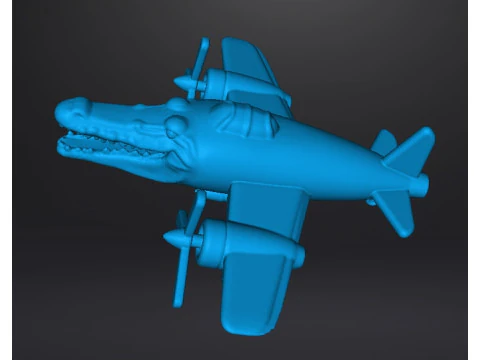 BRAINROT BOMBARDIRO CROCODRILO SCULTURA FIGURA MODELLO STATUA GIOCATTOLO Modello di stampa 3D