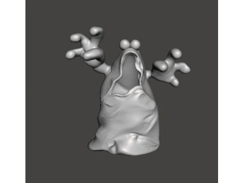 TRAP DOOR PHANTOM FANTASY FIGURE MODEL TOY SCULPTURE 3D Print Model