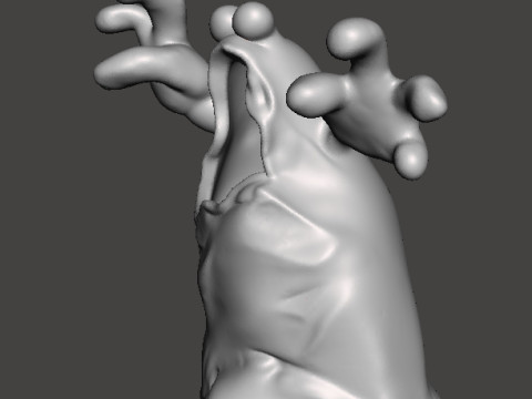 트랩 도어 팬텀 판타지 피규어 모델 장난감 조각품 3D 프린트 모델
