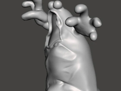 TRAP DOOR PHANTOM FANTASY FIGURE MODEL TOY SCULPTURE 3D Print Model