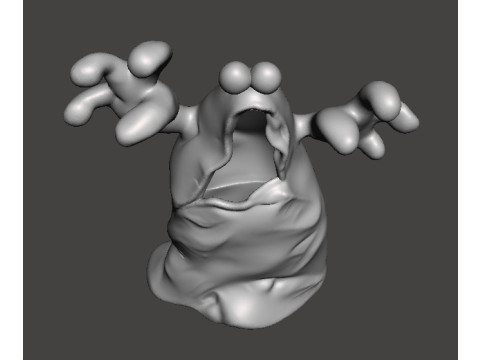 트랩 도어 팬텀 판타지 피규어 모델 장난감 조각품 3D 프린트 모델