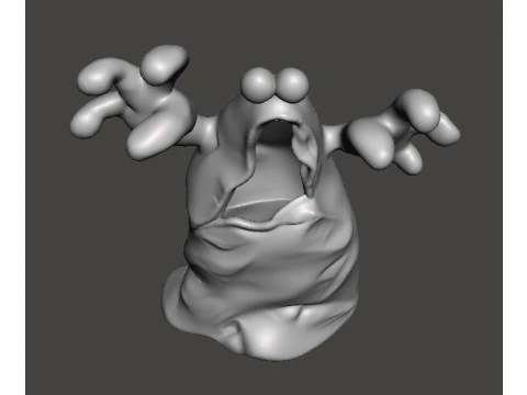 TRAP DOOR PHANTOM FANTASY FIGURE MODEL TOY SCULPTURE 3D Print Model