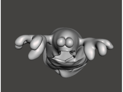 트랩 도어 팬텀 판타지 피규어 모델 장난감 조각품 3D 프린트 모델