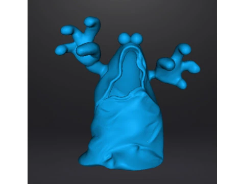 TRAP DOOR PHANTOM FANTASY FIGURE MODEL TOY SCULPTURE 3D Print Model