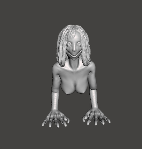 MOMO MOTHER BIRD MINIATURE MODEL FOR HORROR OR FANTASY GAMES RPG DND 3D Print Model .c4d .max .obj .3ds .fbx .stl .blend