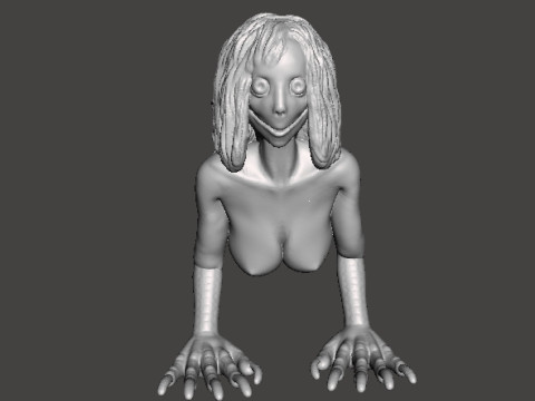 MODEL MINIATUR MOMO IBU BURUNG UNTUK GAME HOROR ATAU FANTASY RPG DND Model Cetak 3D