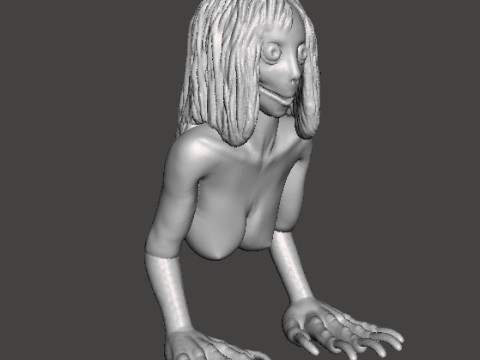 MOMO MOTHER BIRD MINIATURE MODEL FOR HORROR OR FANTASY GAMES RPG DND 3D Print Model