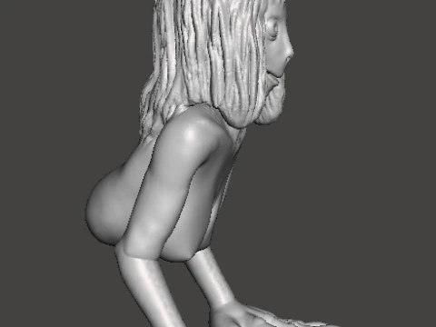 MODELO EM MINIATURA MOMO MOTHER BIRD PARA JOGOS DE HORROR OU FANTASIA RPG DND Modelo de Impressão 3D
