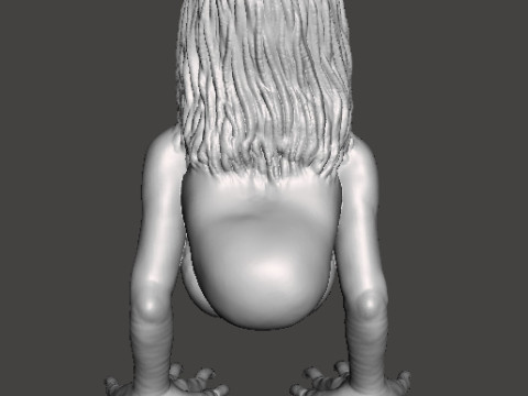 MOMO MOTHER BIRD MINIATURE MODEL FOR HORROR OR FANTASY GAMES RPG DND 3D Print Model