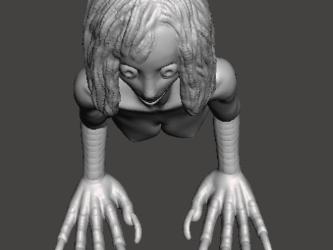 MOMO MOTHER BIRD MINIATURE MODEL FOR HORROR OR FANTASY GAMES RPG DND 3D Print Model