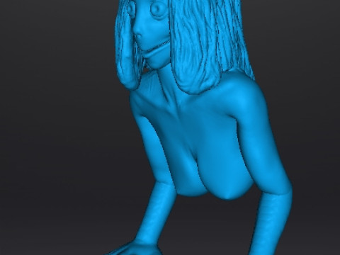 MOMO MOTHER BIRD MINIATURE MODEL FOR HORROR OR FANTASY GAMES RPG DND 3D Print Model
