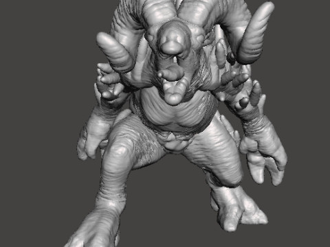 MINIATUROWY MODEL SHEEPSQUATCH DO GRY HORROR LUB FANTASY RPG DND Model do druku 3D