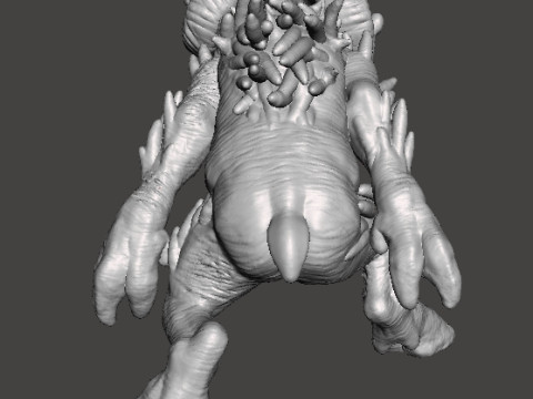 MINIATUROWY MODEL SHEEPSQUATCH DO GRY HORROR LUB FANTASY RPG DND Model do druku 3D