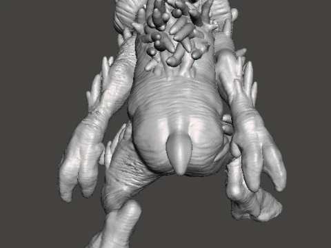 SHEEPSQUATCH MINIATURE MODEL FOR HORROR OR FANTASY GAMES RPG DND 3D Print Model