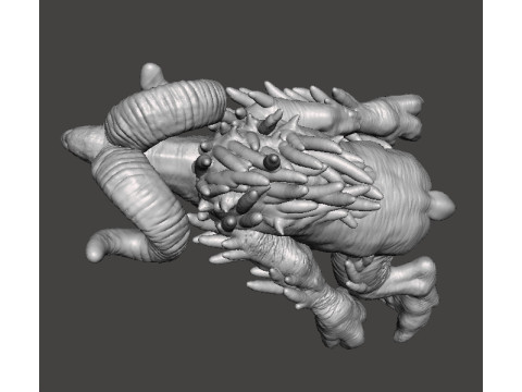 MINIATUROWY MODEL SHEEPSQUATCH DO GRY HORROR LUB FANTASY RPG DND Model do druku 3D