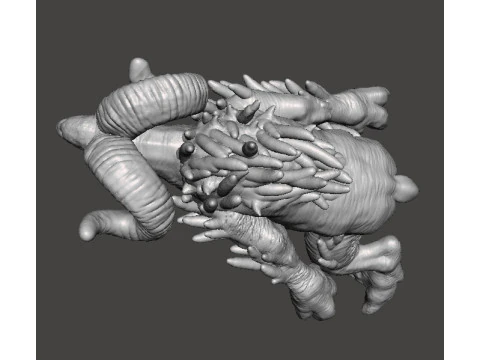 SHEEPSQUATCH MINIATURE MODEL FOR HORROR OR FANTASY GAMES RPG DND 3D Print Model